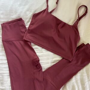 Paragon Fitwear Leggings + Crop Top Set